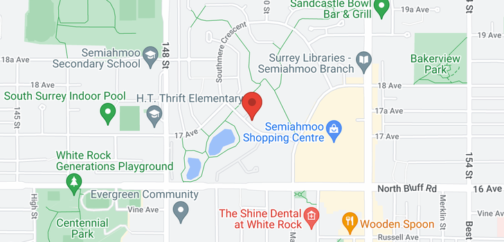 map of 105 1740 SOUTHMERE CRESCENT